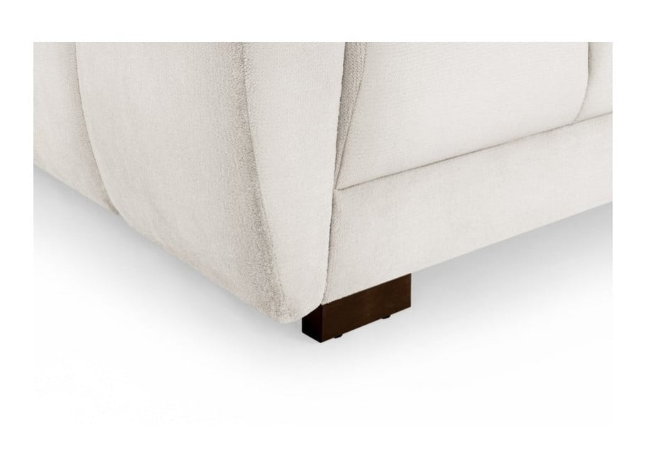 Komfortowa sofa ZEMO BIS dwuosobowa w kremowym welurze 5