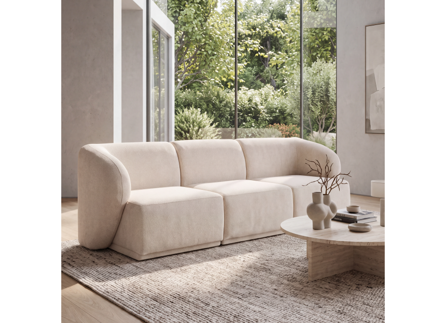 Sofa modułowa Mondavi 3-osobowa z elastyczną konfiguracją - Aragon 03