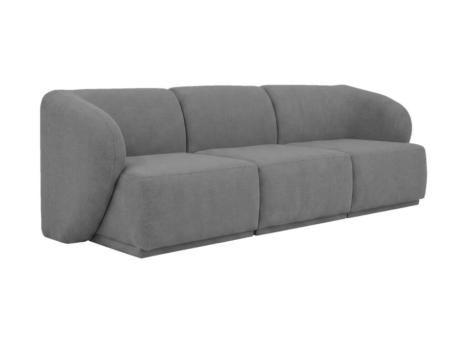 Sofa modułowa Mondavi 3-osobowa z elastyczną konfiguracją - Aragon 95
