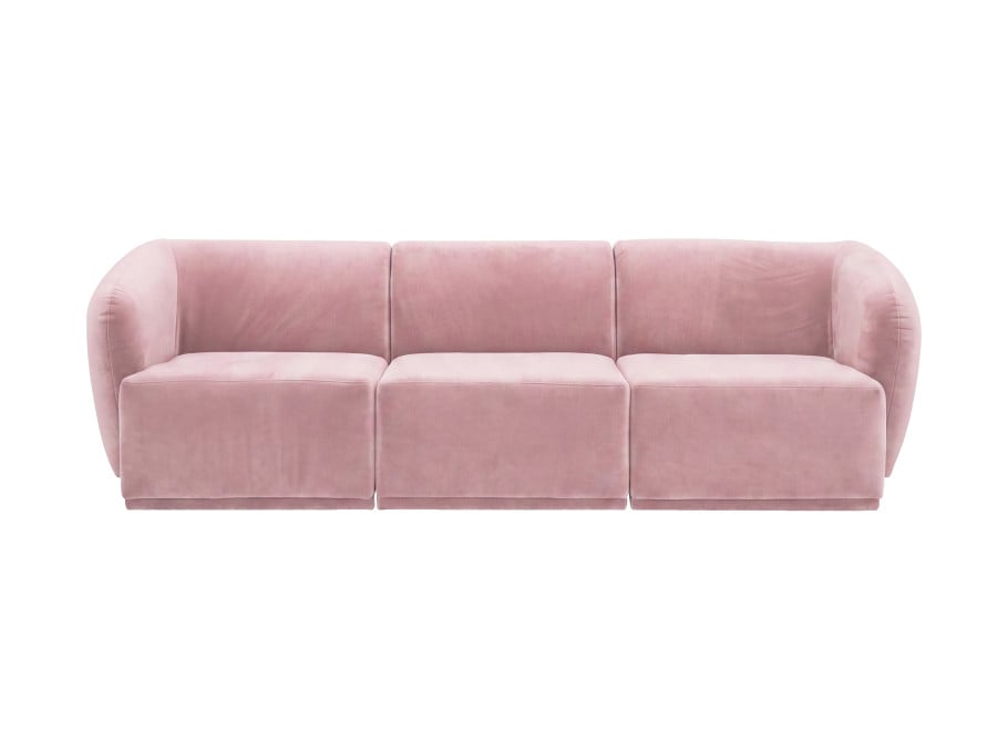 Sofa modułowa Mondavi 3-osobowa z elastyczną konfiguracją - Magic Velvet 2269