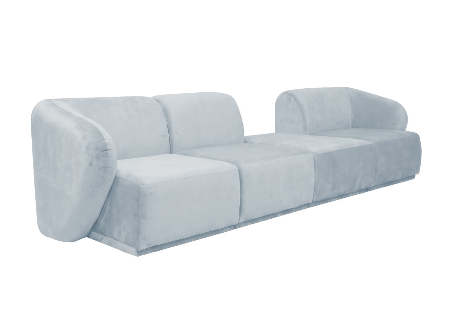 Sofa modułowa Mondavi 4-osobowa z elastyczną konfiguracją - Riviera 80