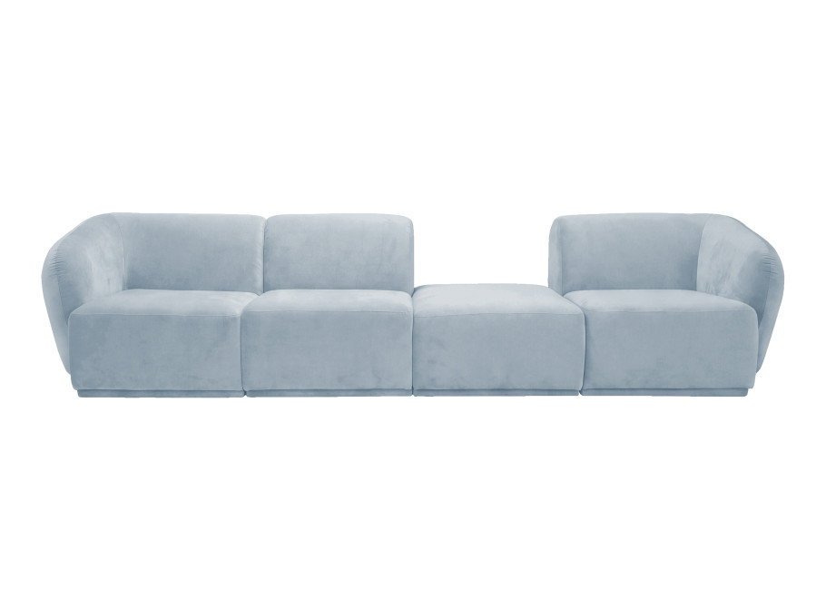 Sofa modułowa Mondavi 4-osobowa z elastyczną konfiguracją - Riviera 80