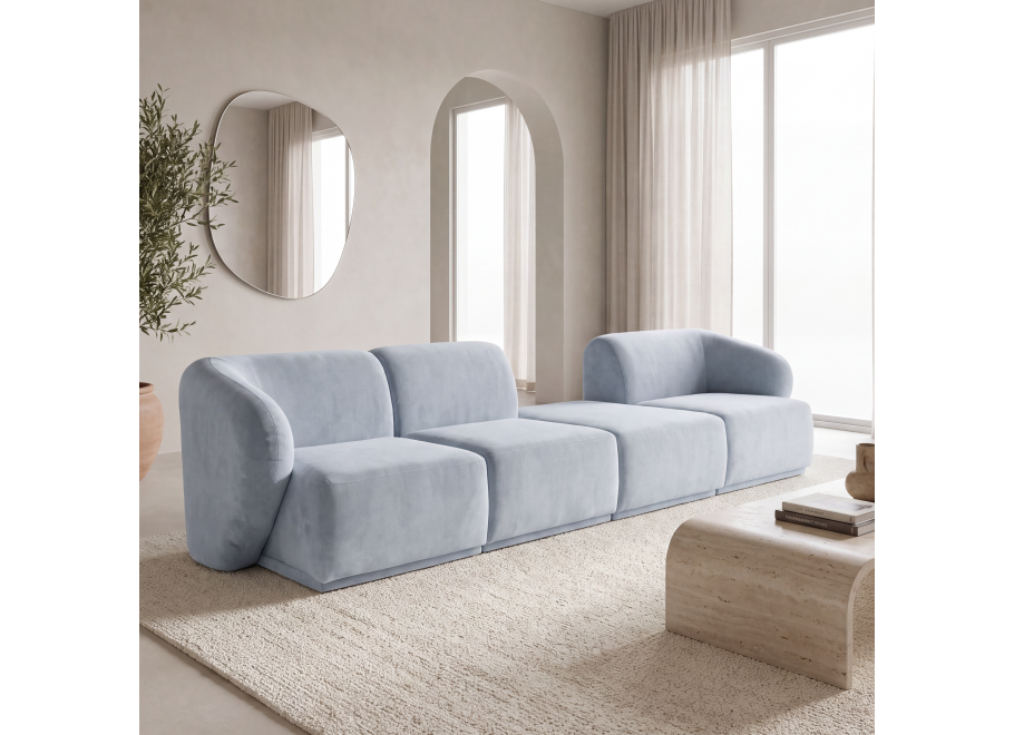 Sofa modułowa Mondavi 4-osobowa z elastyczną konfiguracją - Riviera 80