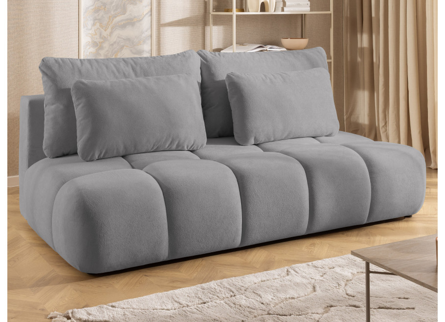 Sofa trzyosobowa z funkcją spania i przeszyciami Belluno - Soft 20