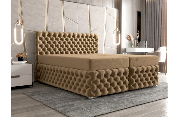 Łóżko kontynentalne Carlo - design i funkcjonalnosc w parze
