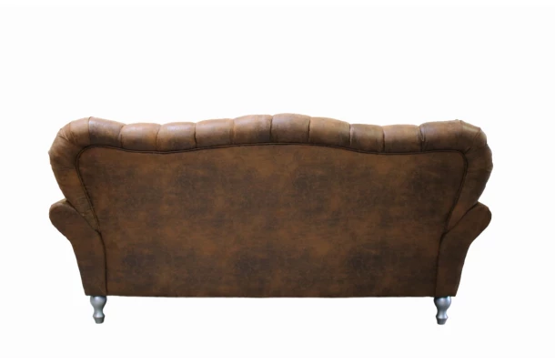 Sofa dwuosobowa pikowana glamour Chesterfield BOGOTA - sofy