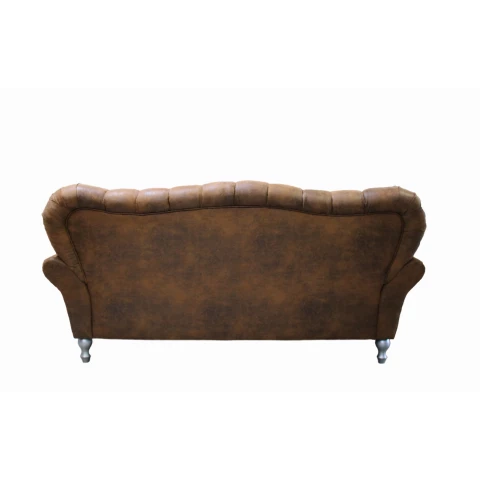Sofa dwuosobowa pikowana glamour Chesterfield BOGOTA