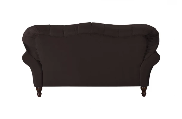 Sofa dwuosobowa pikowana glamour Chesterfield BOGOTA - nowoczesne