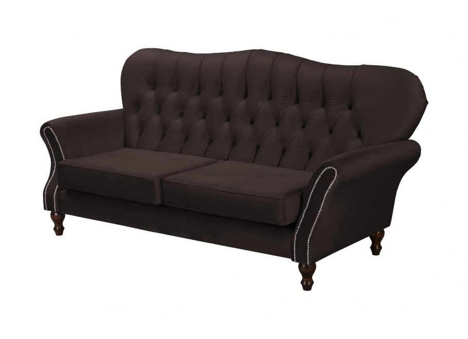 Sofa dwuosobowa pikowana glamour Chesterfield BOGOTA