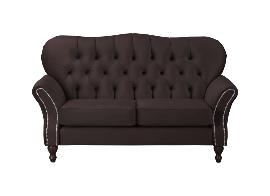 Sofa dwuosobowa pikowana glamour Chesterfield BOGOTA