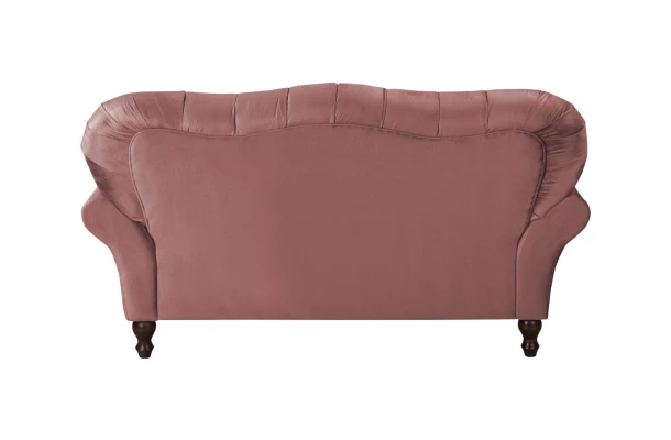 Sofa dwuosobowa pikowana glamour Chesterfield BOGOTA - stylowe