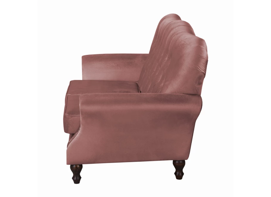 Sofa dwuosobowa pikowana glamour Chesterfield BOGOTA