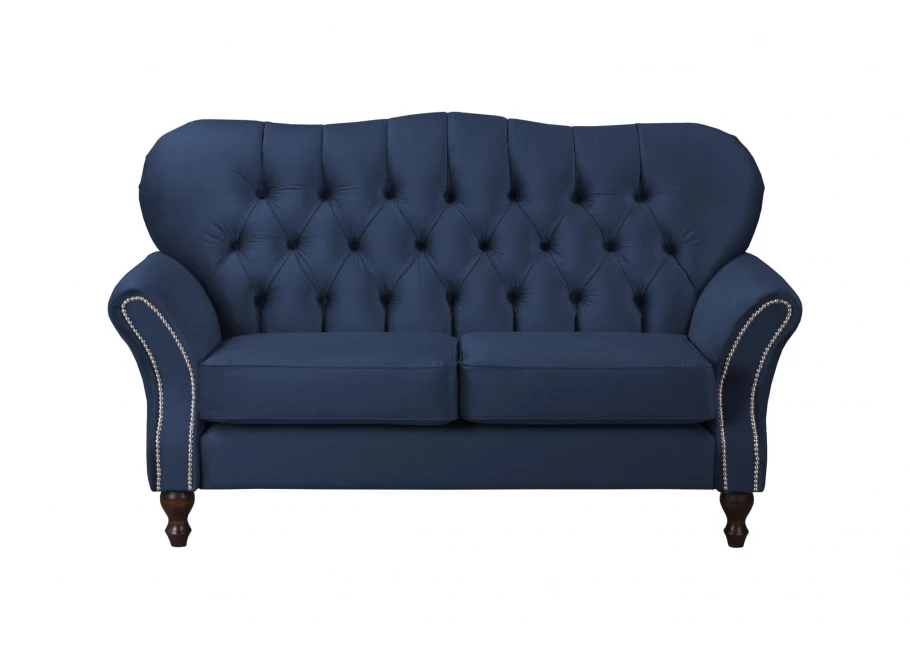 Sofa dwuosobowa pikowana glamour Chesterfield BOGOTA