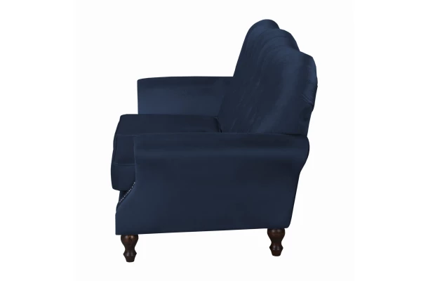 Sofa dwuosobowa pikowana glamour Chesterfield BOGOTA - design i funkcjonalnosc w parze