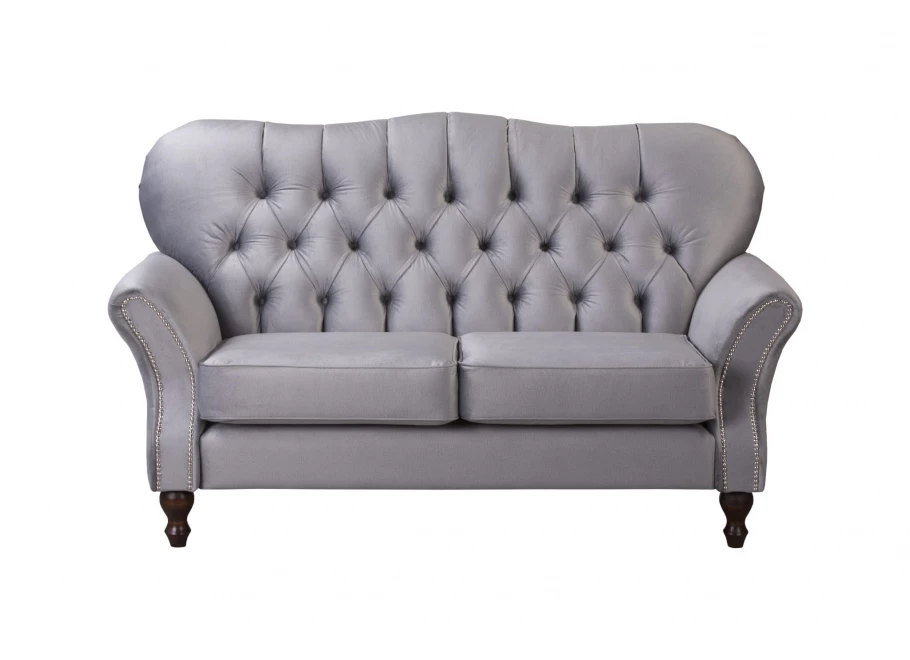 Sofa dwuosobowa pikowana glamour Chesterfield BOGOTA