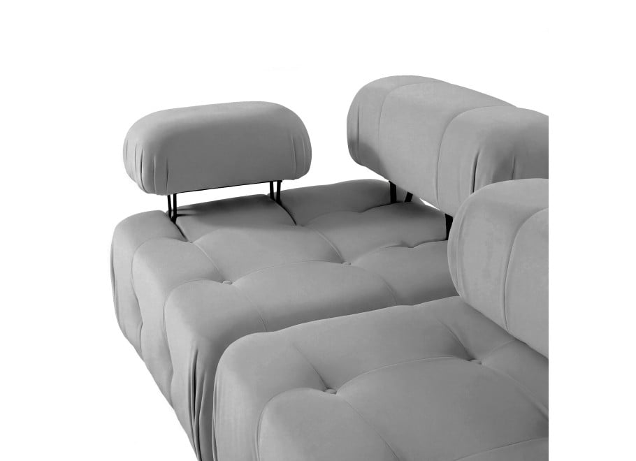 Sofa modułowa Bellagio czteroosobowa z elastyczną konfiguracją 285x96 - Riviera 91