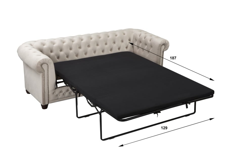 Zestaw mebli pikowanych Chesterfield 3+2+1 FELIX - Riviera 21