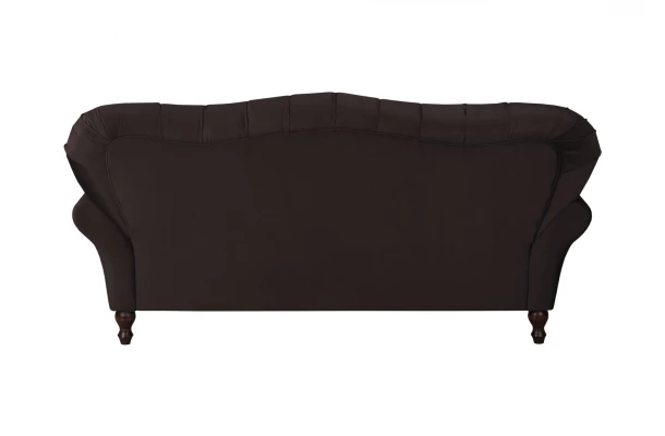 Sofa trzyosobowa pikowana glamour Chesterfield  BOGOTA - praktyczne