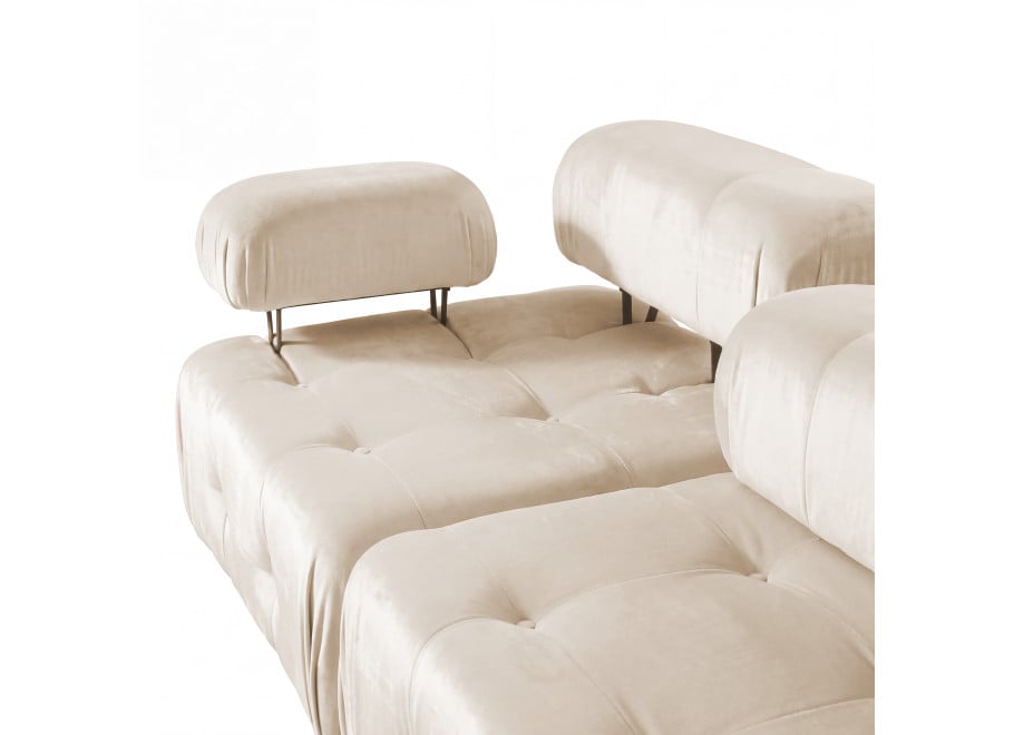 Sofa modułowa Bellagio dwuosobowa z elastyczną konfiguracją 190x96 - Magic Velvet 2201
