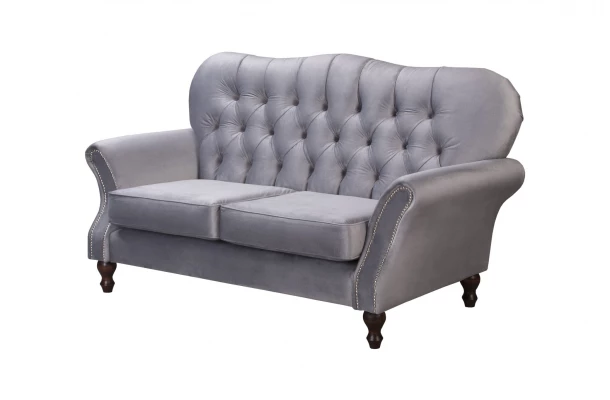 Sofa trzyosobowa pikowana glamour Chesterfield  BOGOTA - design i funkcjonalnosc w parze