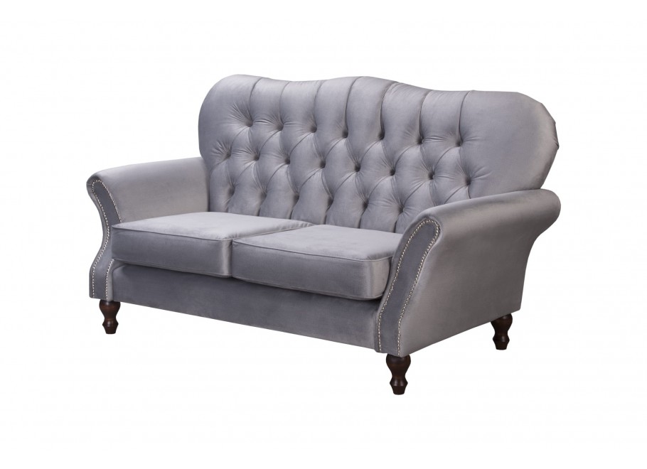 Sofa trzyosobowa pikowana glamour Chesterfield  BOGOTA 18