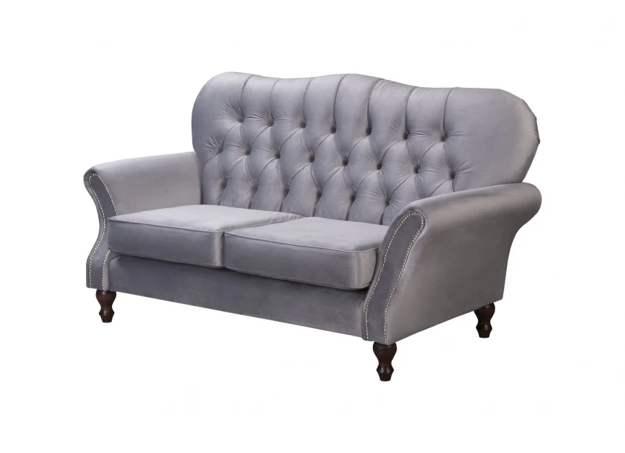 Sofa trzyosobowa pikowana glamour Chesterfield  BOGOTA