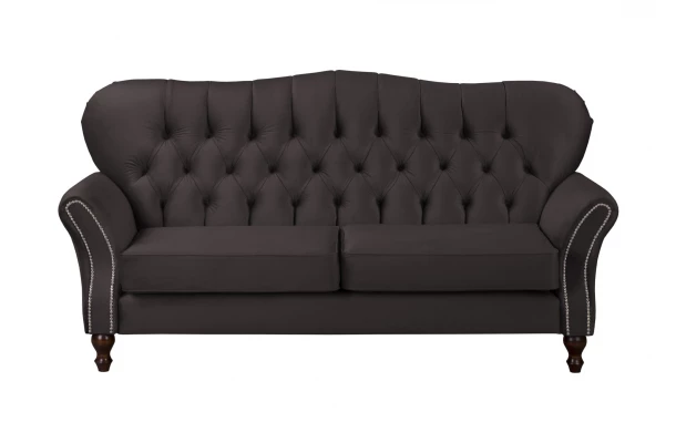 Sofa trzyosobowa pikowana glamour Chesterfield  BOGOTA - design i funkcjonalnosc w parze