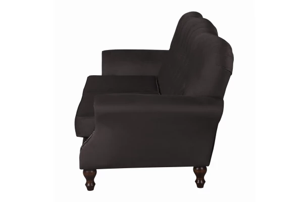 Sofa trzyosobowa pikowana glamour Chesterfield  BOGOTA - design i funkcjonalnosc w parze