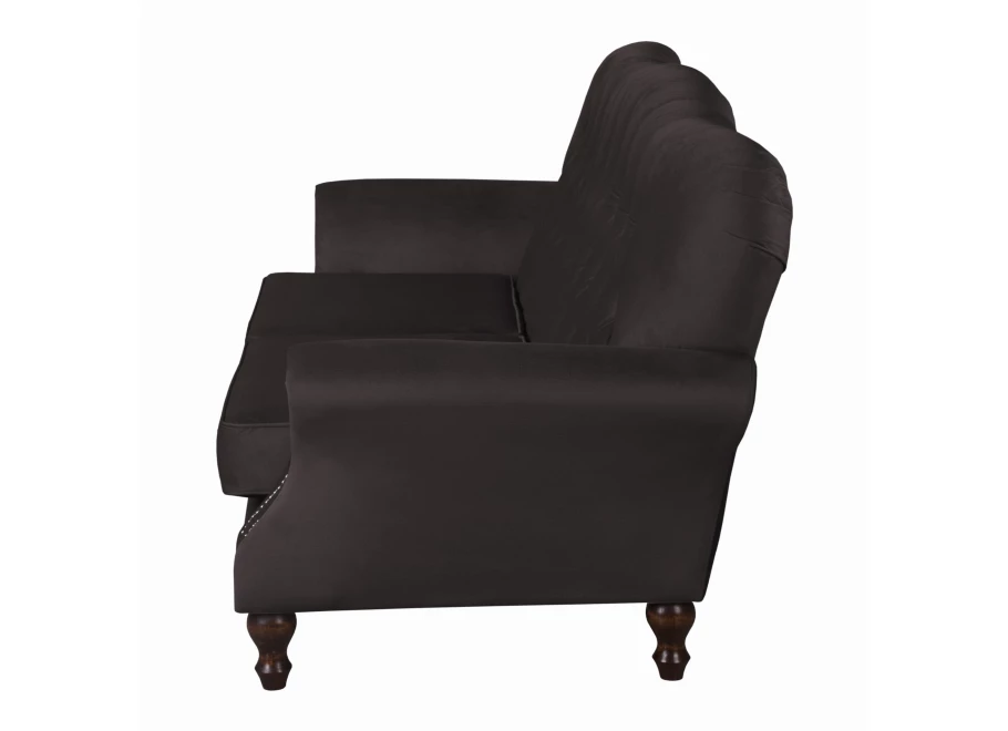 Sofa trzyosobowa pikowana glamour Chesterfield  BOGOTA