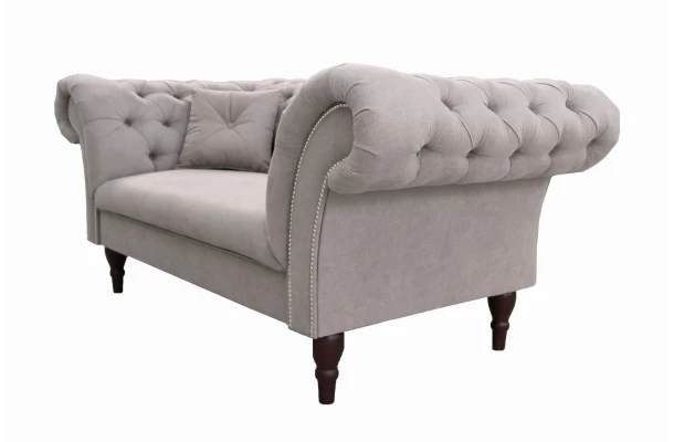 Sofa dwuosobowa pikowana chesterfield PORTO - wypoczynkowe