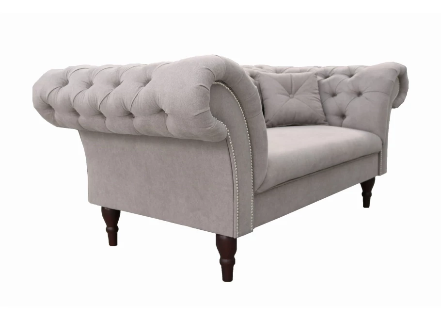 Sofa dwuosobowa pikowana chesterfield PORTO