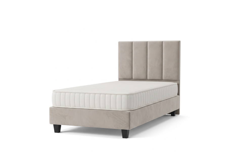 Łóżko hotelowe tapicerowane Nilox z możliwością łączenia — Riviera 16