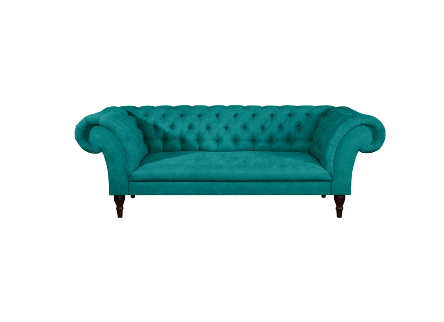 Sofa trzyosobowa pikowana Chesterfield PORTO
