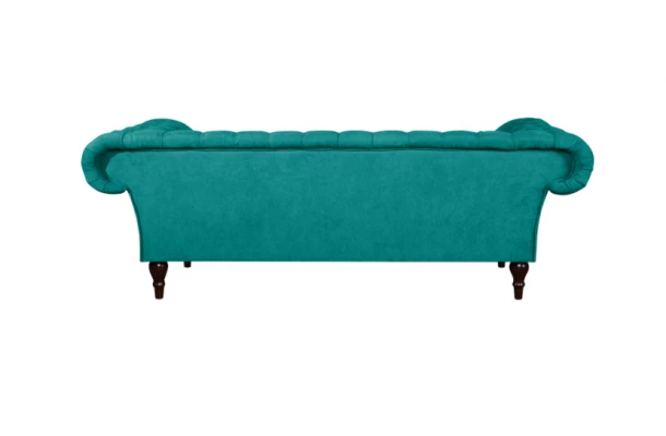 Sofa trzyosobowa pikowana Chesterfield PORTO - wygodne