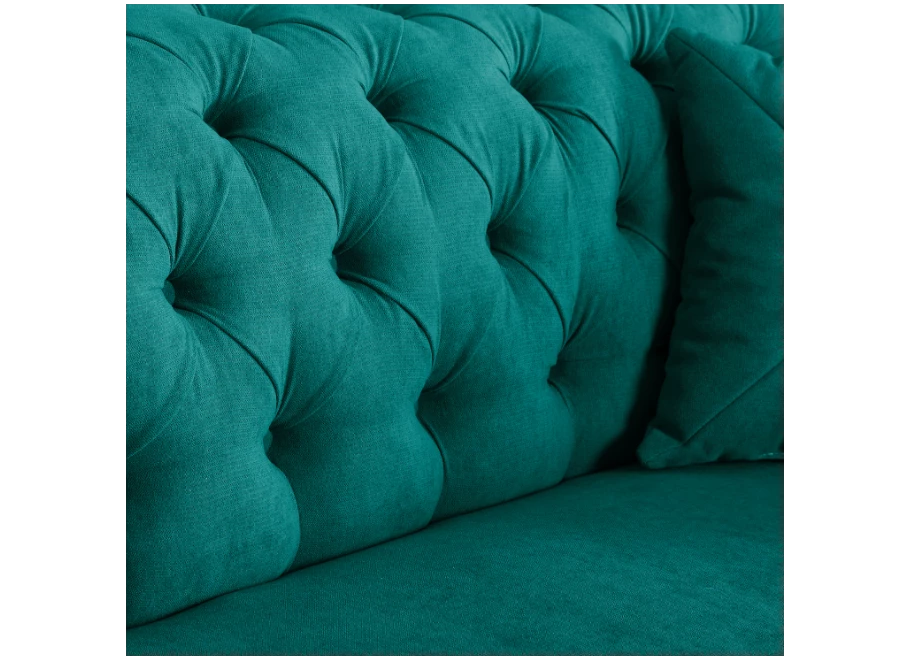 Sofa trzyosobowa pikowana Chesterfield PORTO