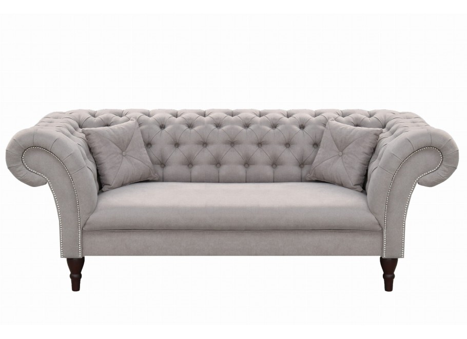 Sofa trzyosobowa pikowana Chesterfield PORTO 15