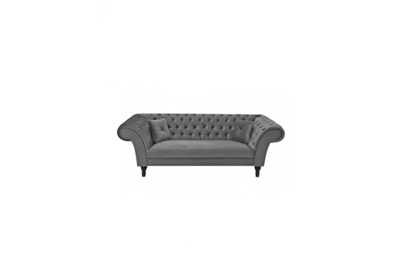 Sofa trzyosobowa pikowana Chesterfield PORTO - design i funkcjonalnosc w parze