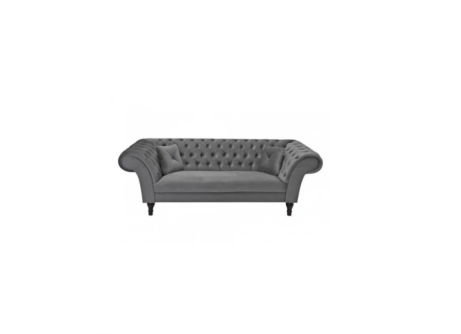Sofa trzyosobowa pikowana Chesterfield PORTO