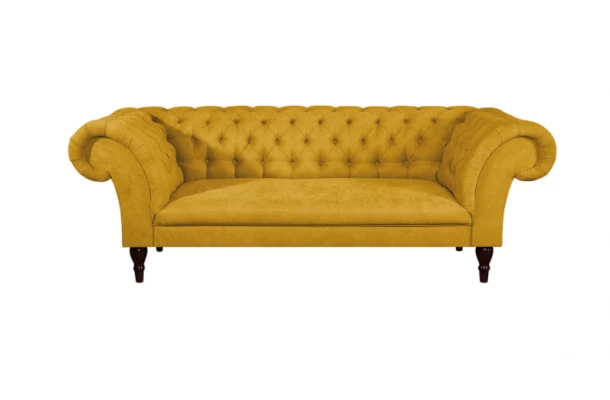 Sofa trzyosobowa pikowana Chesterfield PORTO - design i funkcjonalnosc w parze
