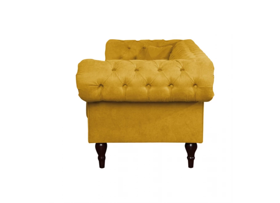 Sofa trzyosobowa pikowana Chesterfield PORTO