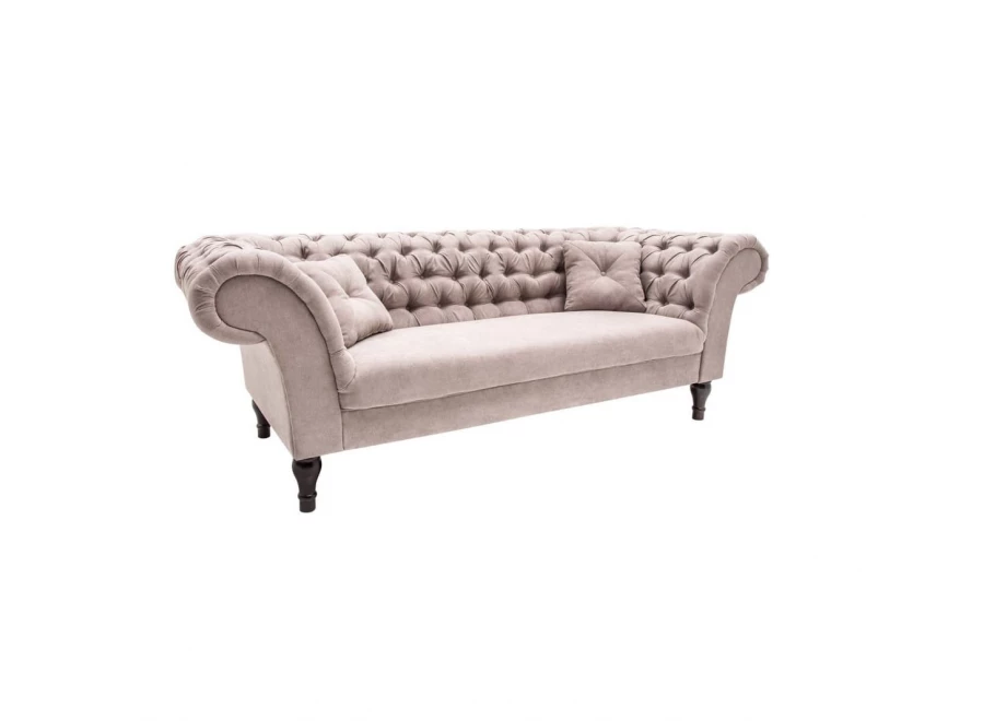 Sofa trzyosobowa pikowana Chesterfield PORTO