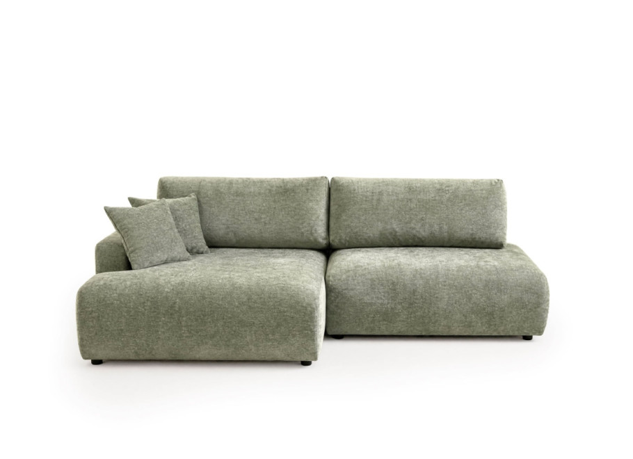 Nowoczesny narożnik L-kształtny czteroosobowy z funkcją spania Merlin 238x140 — Vibe 34