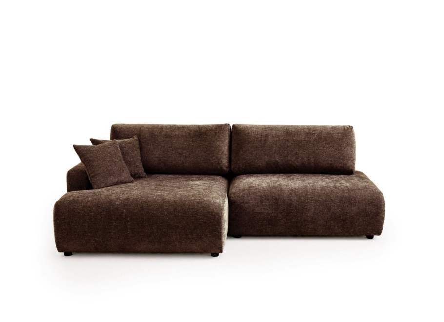 Nowoczesny narożnik L-kształtny czteroosobowy z funkcją spania Merlin 238x140 — Vibe 28