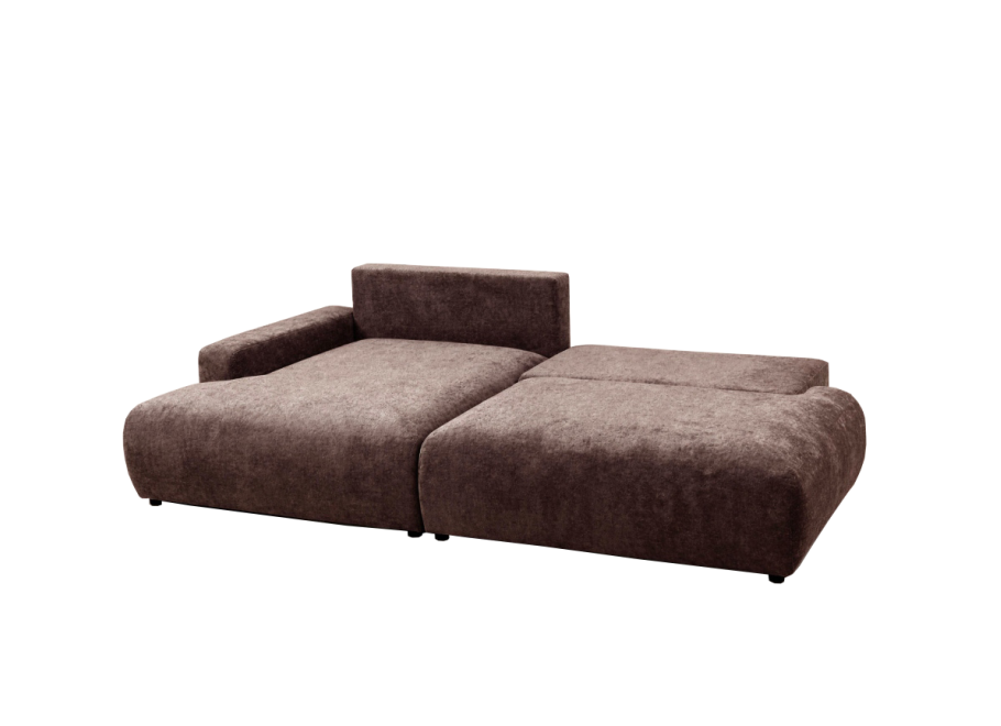 Nowoczesny narożnik L-kształtny czteroosobowy z funkcją spania Merlin 238x140 — Vibe 28