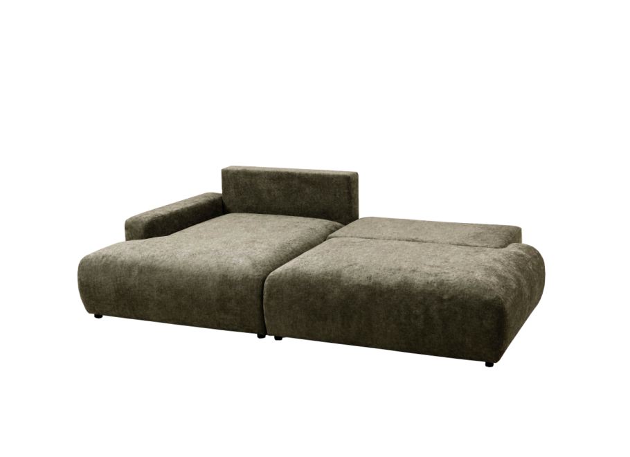 Nowoczesny narożnik L-kształtny czteroosobowy z funkcją spania Merlin 238x140 — Vibe 39