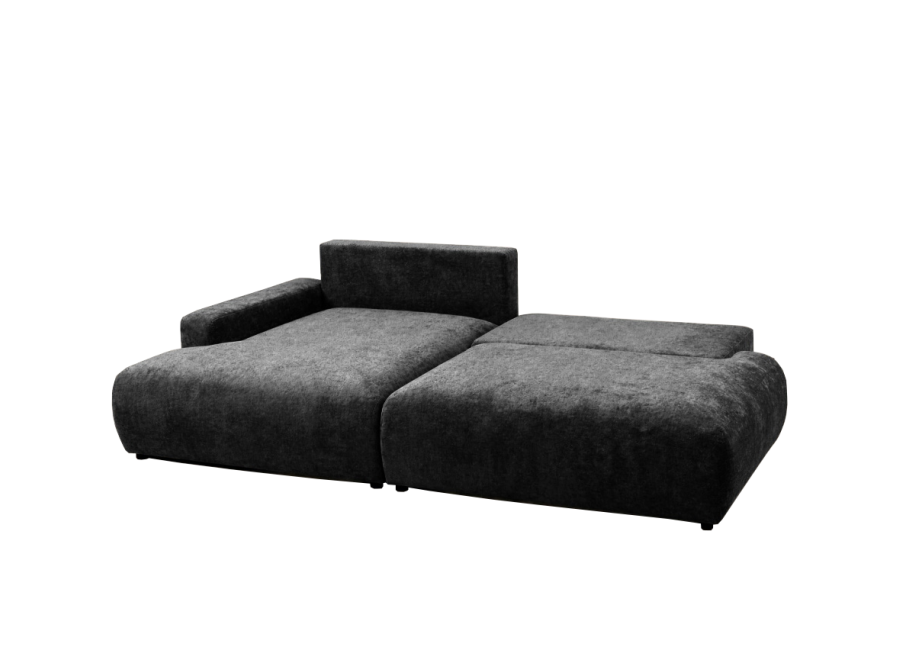 Nowoczesny narożnik L-kształtny czteroosobowy z funkcją spania Merlin 238x140 — Vibe 99