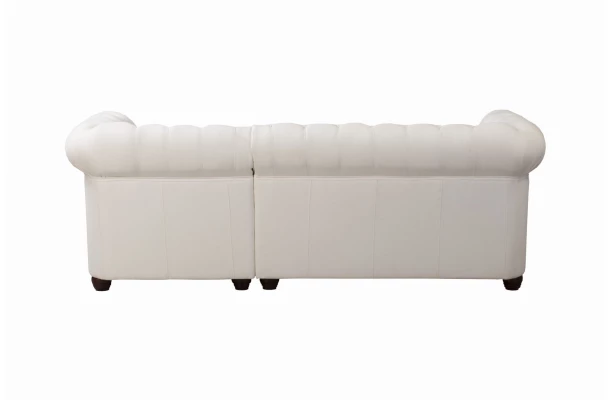 Narożnik czteroosobowy pikowany Chesterfield SYDNEY OT - przestronne