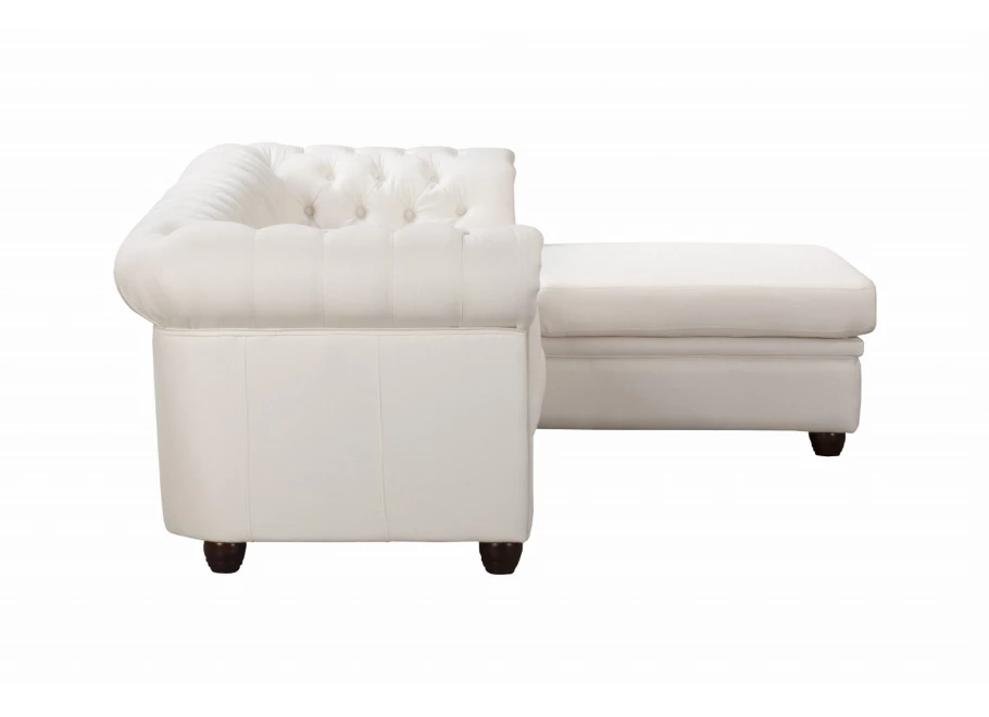 Narożnik czteroosobowy pikowany Chesterfield SYDNEY OT