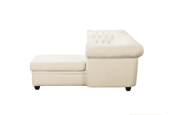 Narożnik pięcioosobowy pikowany Chesterfield SYDNEY OT - luksusowe