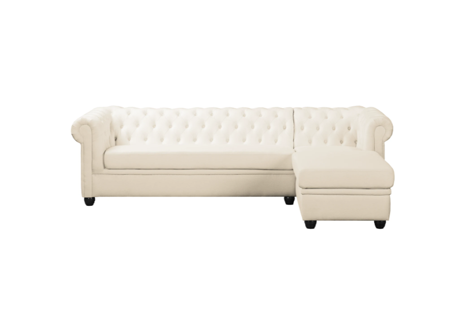 Narożnik pięcioosobowy pikowany Chesterfield SYDNEY OT 5